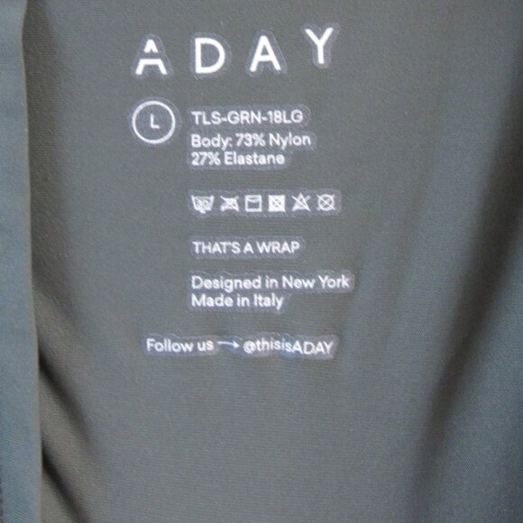 Aday That's A Wrap Top in Moss - Picture 8 of 8